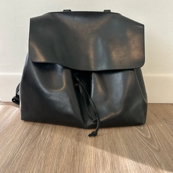 Mansur Gavriel Leather Flap Handle Bag
